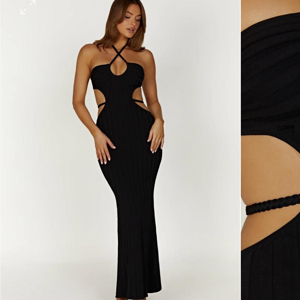 Black cut out dress brand new meshki! - Picture 2 of 2